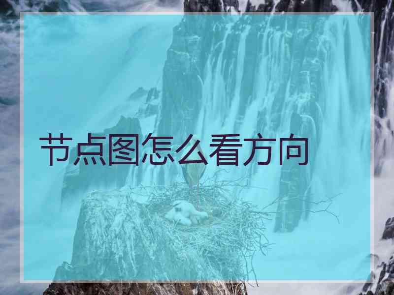 节点图怎么看方向 节点图怎么看方向