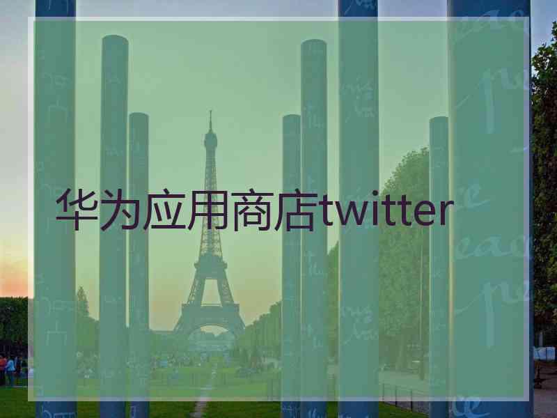华为应用商店twitter