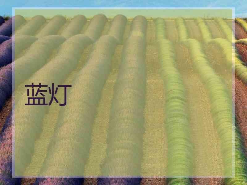 蓝灯