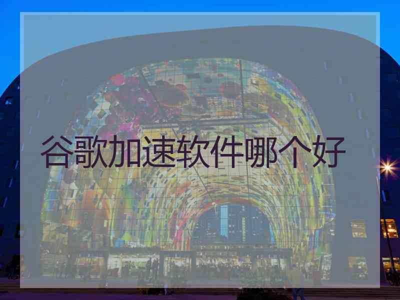 谷歌加速软件哪个好