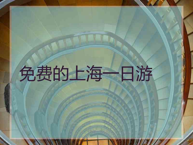 免费的上海一日游