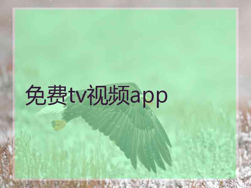 免费tv视频app