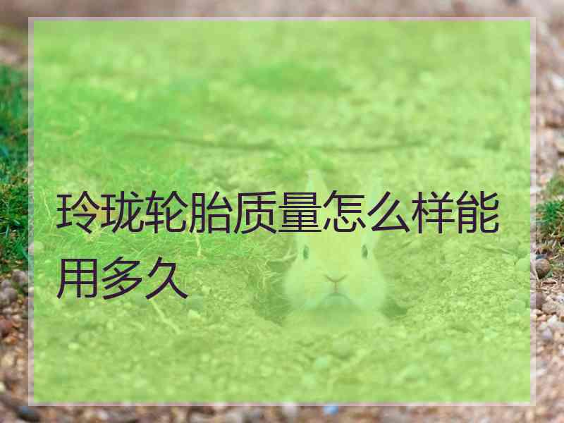 玲珑轮胎质量怎么样能用多久