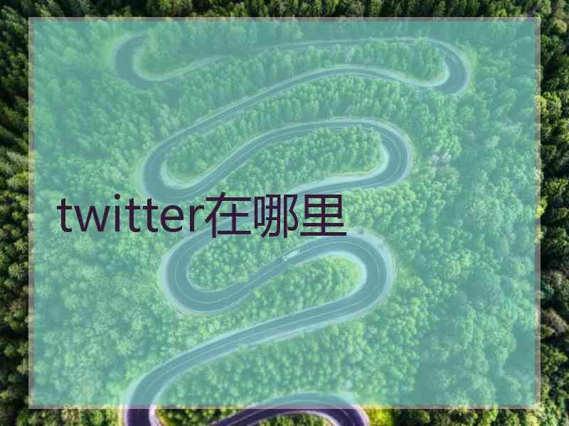 twitter在哪里