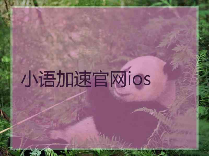 小语加速官网ios