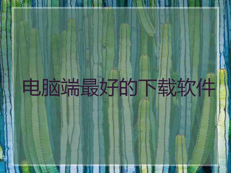电脑端最好的下载软件