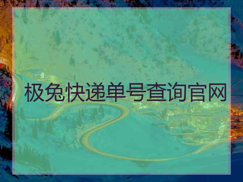 极兔快递单号查询官网
