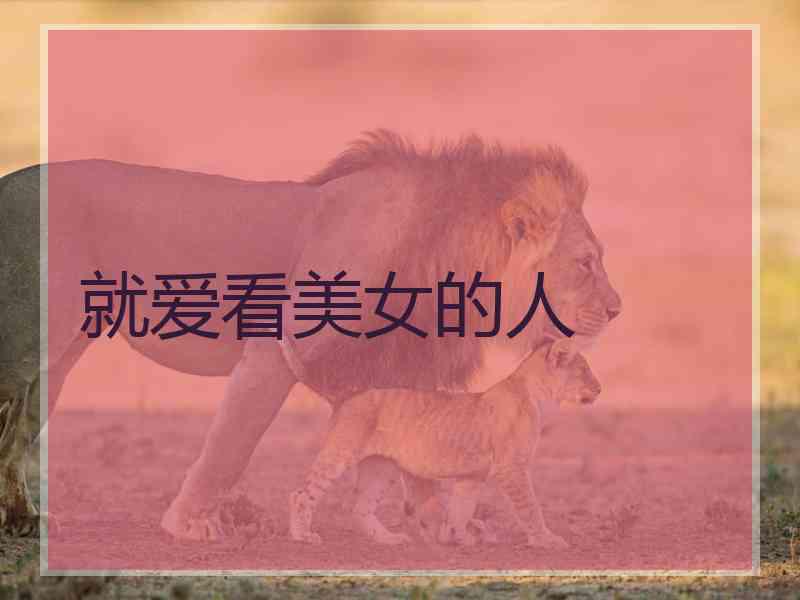 就爱看美女的人