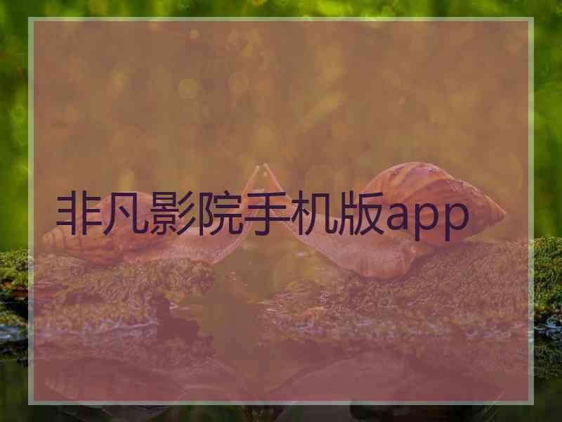 非凡影院手机版app