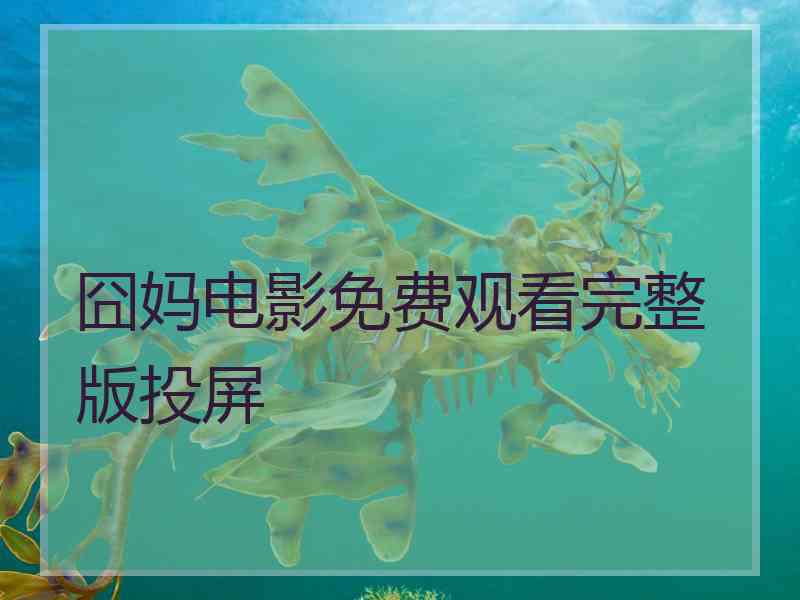 囧妈电影免费观看完整版投屏