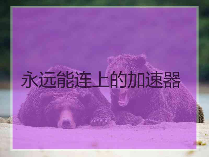 永远能连上的加速器