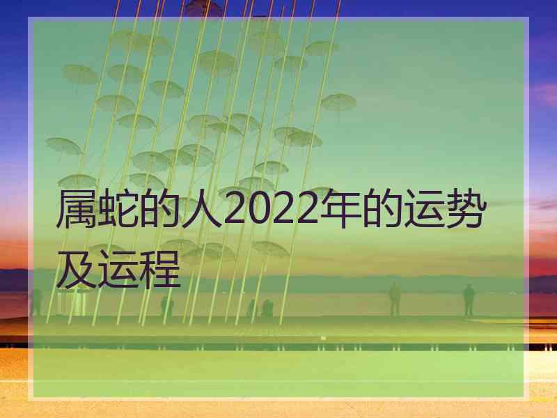 属蛇的人2022年的运势及运程