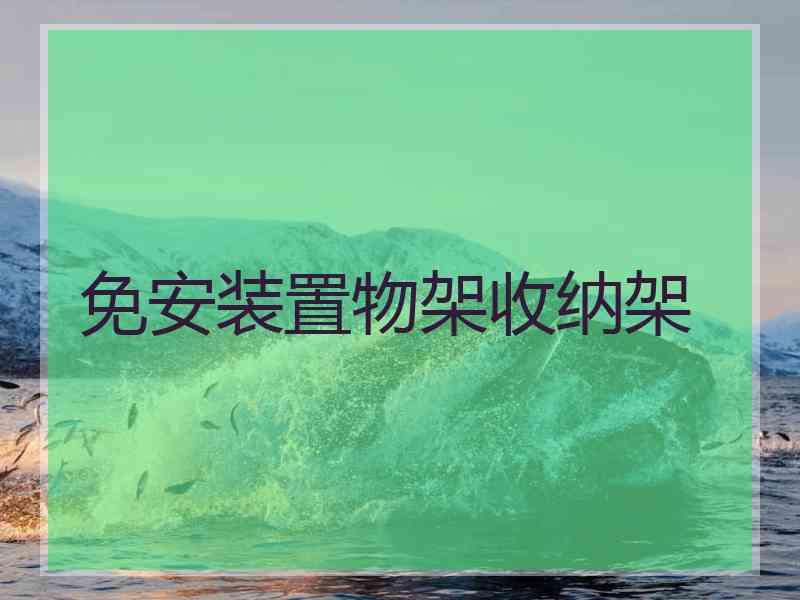 免安装置物架收纳架