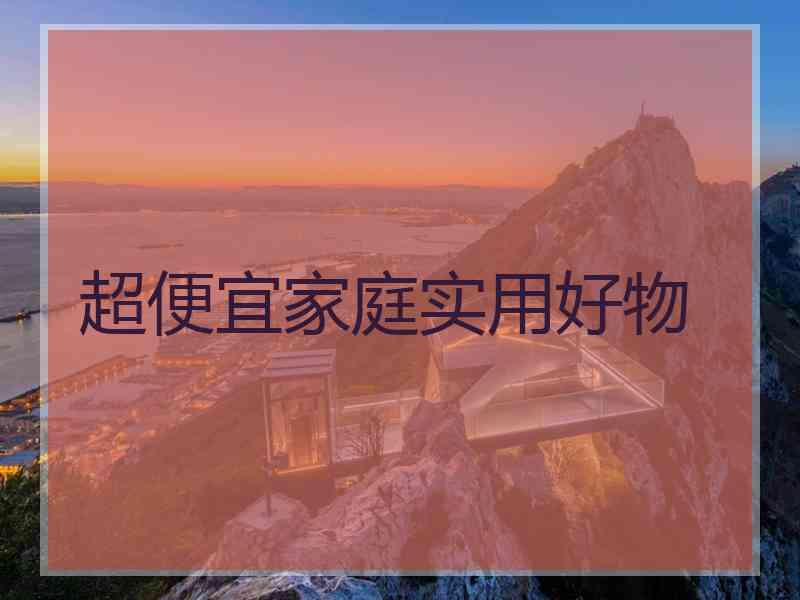 超便宜家庭实用好物