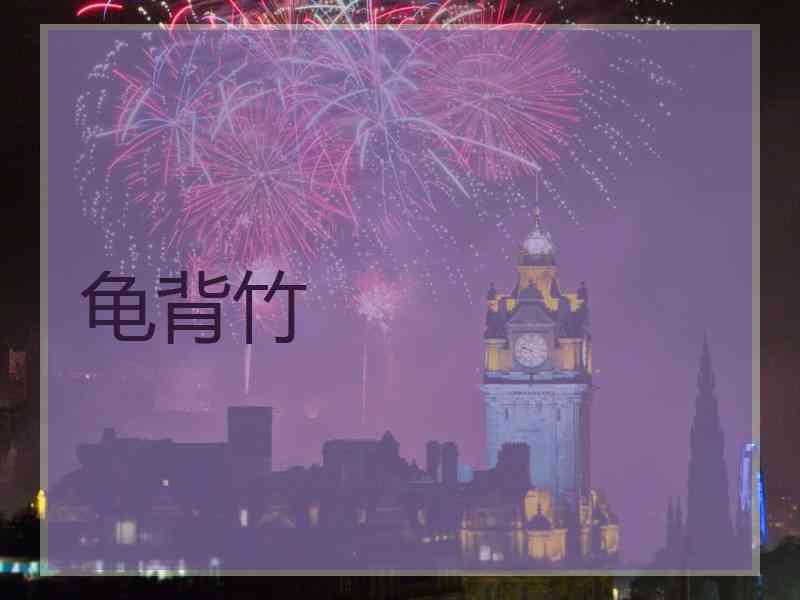 龟背竹